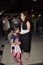 snapped at the airport as they return after New year in Mumbai on 1st Jan 2014
